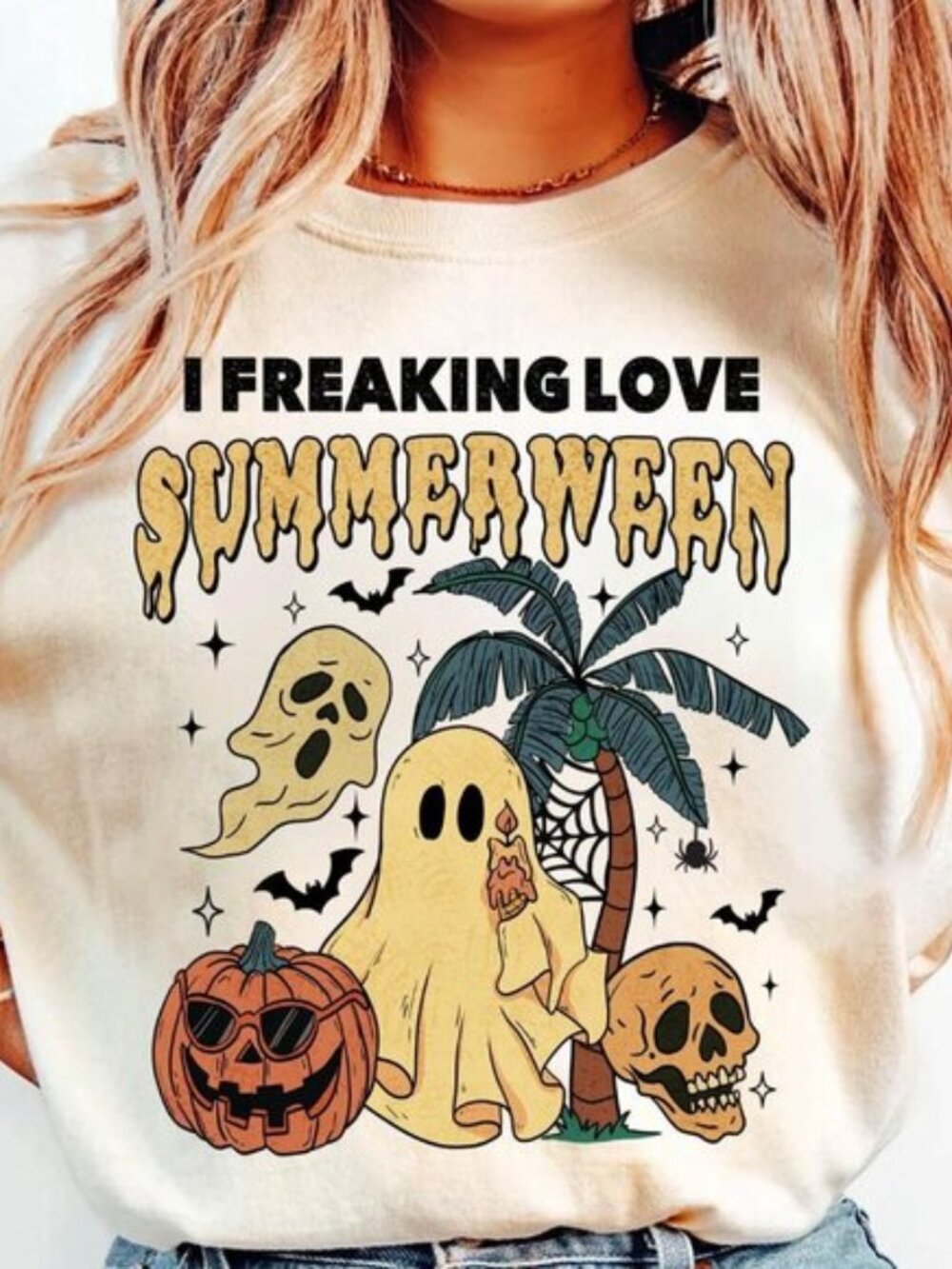 Summer Halloween Shirt, I Freaking Love Summer Shirt